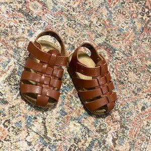 Brown baby Sandals size 2